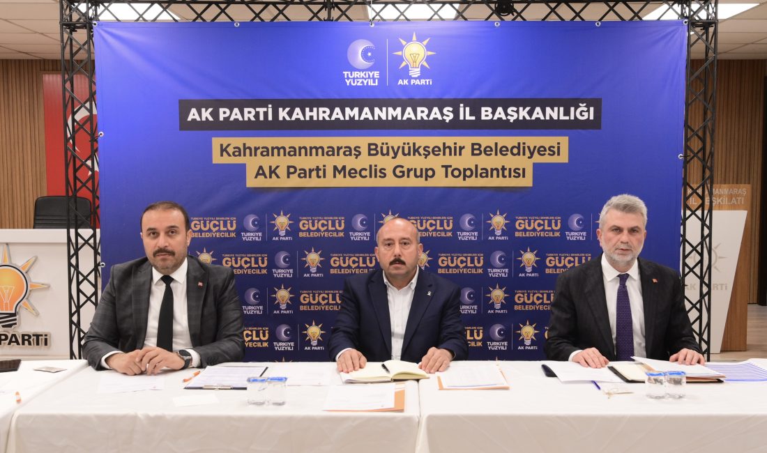 Büyükşehir Belediyesi AK Parti Meclis Grup Toplantısı’na katılan Başkan Görgel,