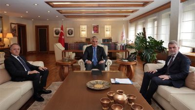 Kültür ve Turizm Bakanı Mehmet Nuri Ersoy ile bir araya