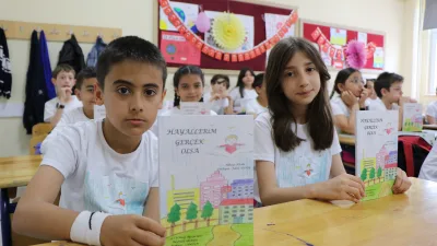 Ersin DEMİR/SAMSUN, – SAMSUN’da ilkokul öğretmeni Fatih Aksoy, birinci sınıfta