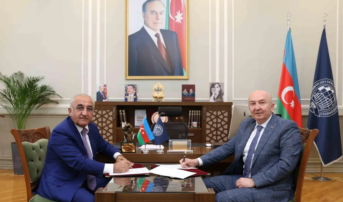 Kahramanmaraş Sütçü İmam Üniversitesi (KSÜ) Rektörü Alptekin Yasım, Azerbaycan temasları