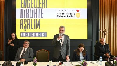 Engelliler Haftası dolayısıyla Şairler Tepesi’nde düzenlenen programda özel gereksinimli vatandaşlar
