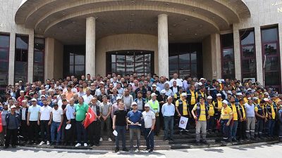 Büyükşehir Belediye Başkanı Fırat Görgel, 1 Mayıs İşçi Bayramı’nda Büyükşehir