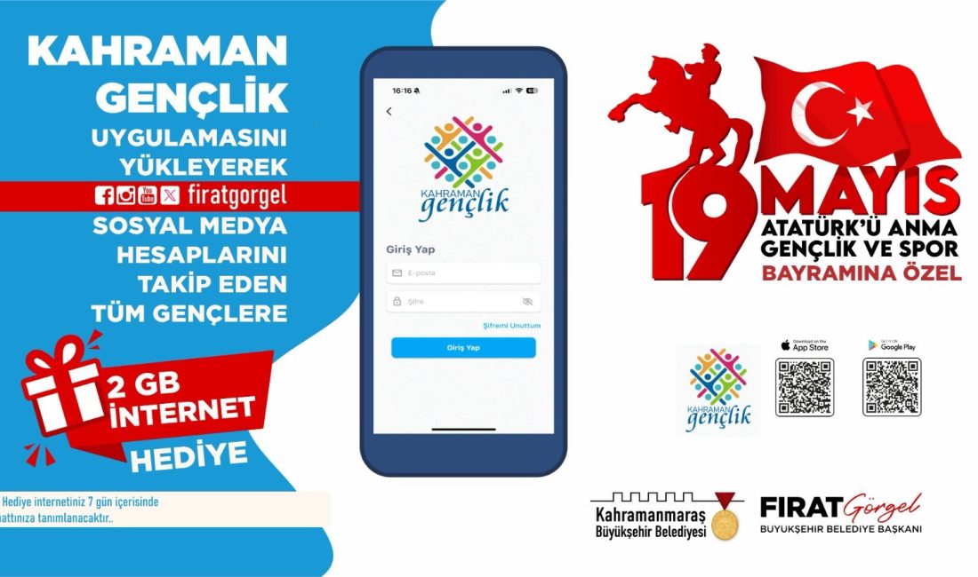 Büyükşehir Belediyesi, 19 Mayıs Atatürk’ü Anma, Gençlik ve Spor Bayramı’nda