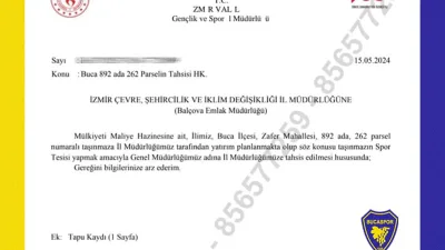 İZMİR, – İzmir temsilcisi Bucaspor 1928’de kapatılan Bucaspor’dan kalan borçlar