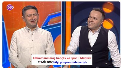 Kahramanmaraş Gençlik ve Spor ilk Müdürü Cemil Boz, İstanbul’da yarışma