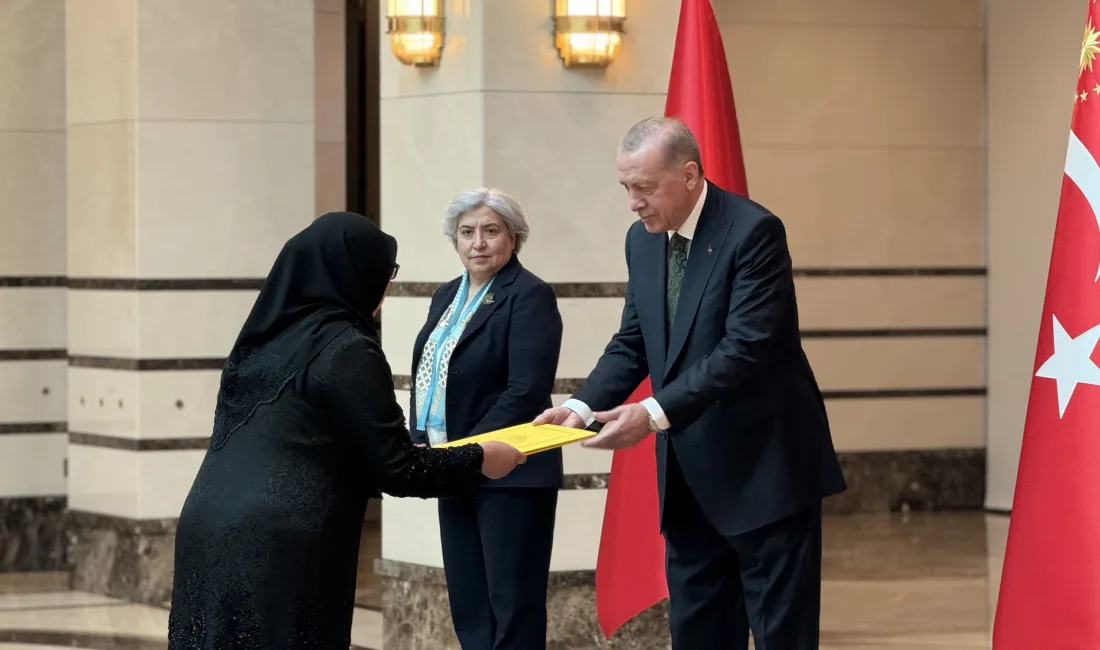 Cumhurbaşkanı Recep Tayyip Erdoğan, Brunei, Somali ve İspanya büyükelçilerinin güven