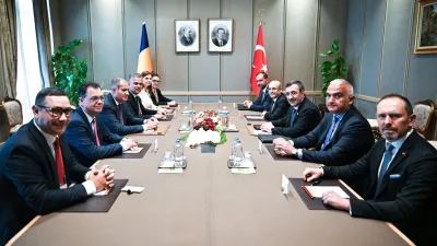 ANKARA, – CUMHURBAŞKANI Yardımcısı Cevdet Yılmaz, Romanya Başbakan Yardımcısı Marian