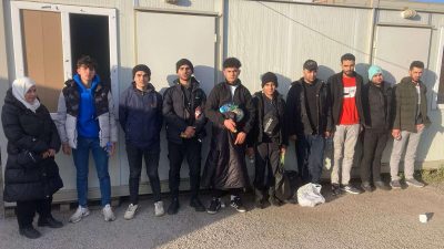 Edirne’de, yasa dışı yollarla Yunanistan ve Bulgaristan’a gitmeye çalışan 19