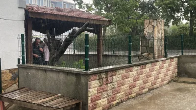 Edirne’nin Keşan ilçesinde sabah saatlerinde etkili olan dolu ve sağanak