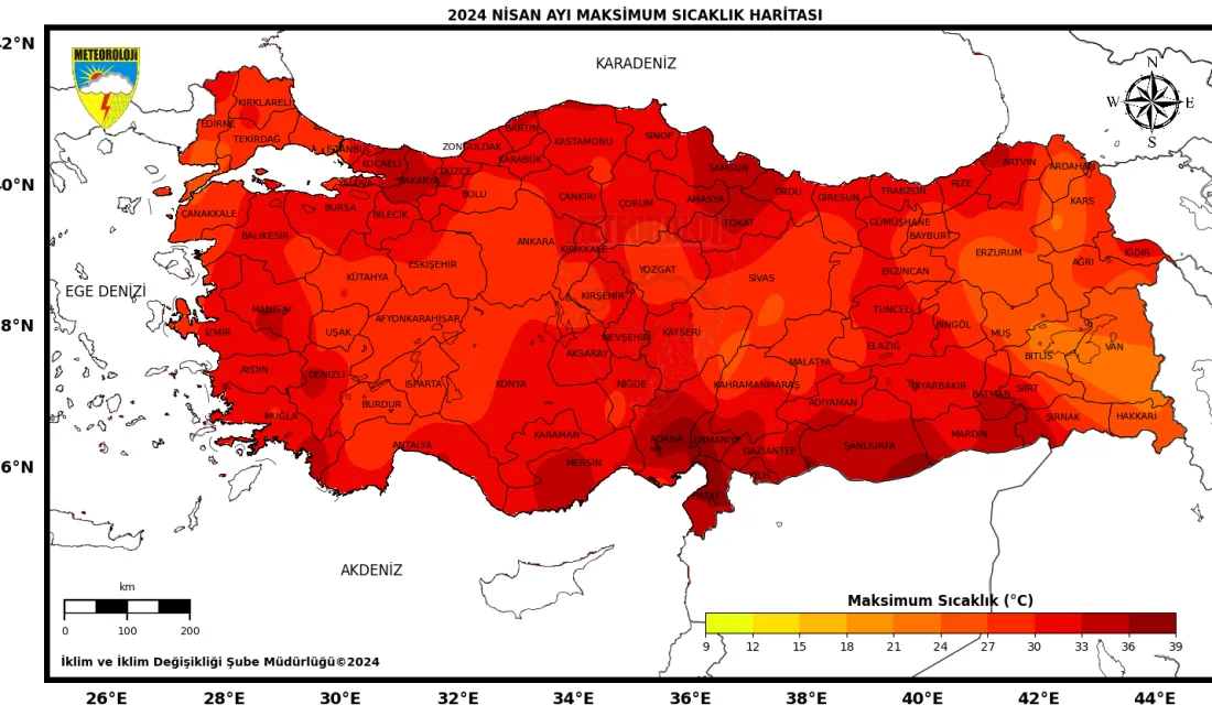 Mehmet ÇINAR/ANTALYA, – METEOROLOJİ Genel Müdürlüğü raporuna göre son 53