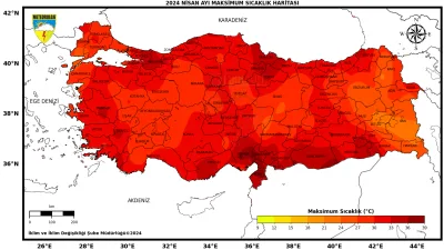 Mehmet ÇINAR/ANTALYA, – METEOROLOJİ Genel Müdürlüğü raporuna göre son 53