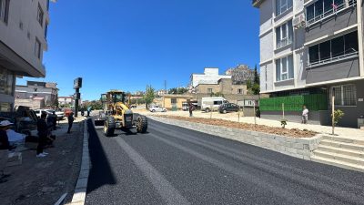 Dulkadiroğlu Belediyesi Fen İşleri Müdürlüğü ekipleri, Aslanbey Mahallesi’nde alt yapısı