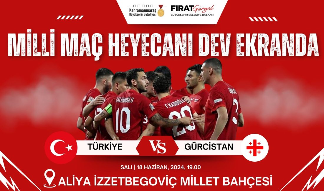 Büyükşehir Belediyesi, A Milli Takımımızın 2024 Avrupa Futbol Şampiyonası’nda oynayacağı