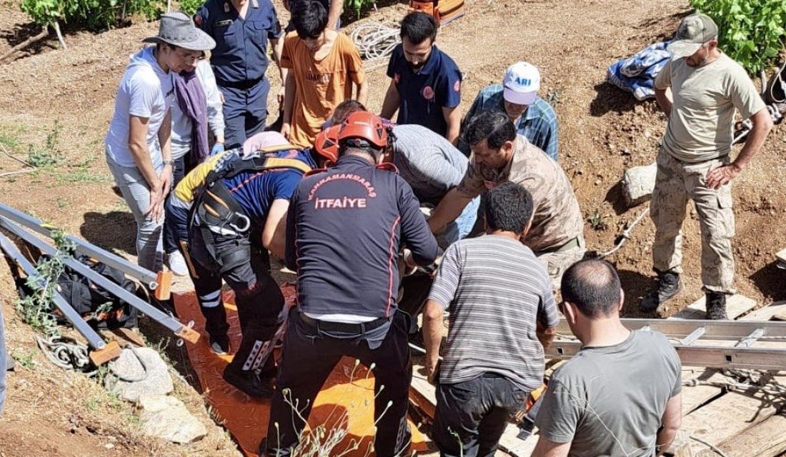 Kahramanmaraş’ın Ekinözü ilçesinde kuyuya düşen kadın itfaiye ekiplerince kurtarıldı. 