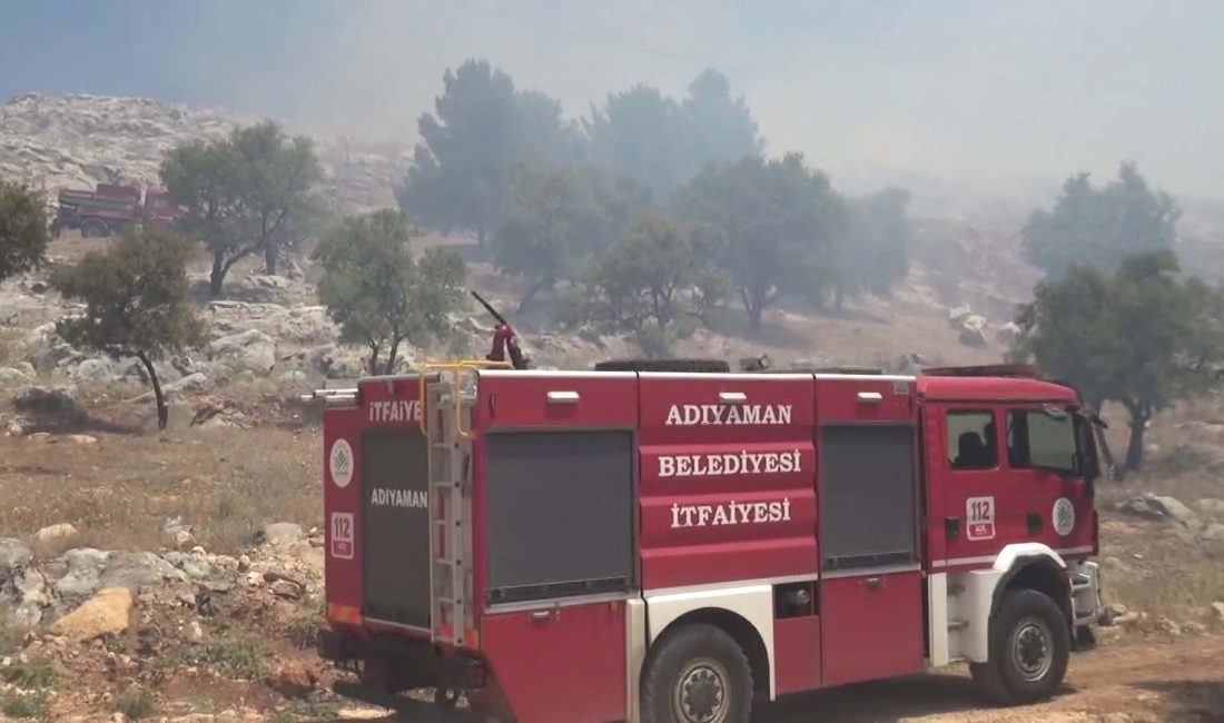Adıyaman’da bir orman yangını meydana geldi. Fatih Mahallesi’ndeki Karadağ orman
