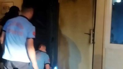 Nurdağı’nda depremzedelerin yaşadığı konteynerde çıkan yangın, itfaiye ekiplerinin hızlı müdahalesiyle