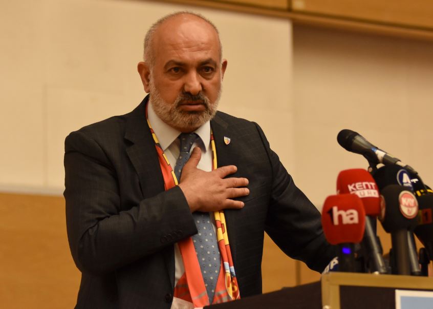 Kayserispor’da yapılan genel kurulda Ali Çamlı, tek aday olarak seçime
