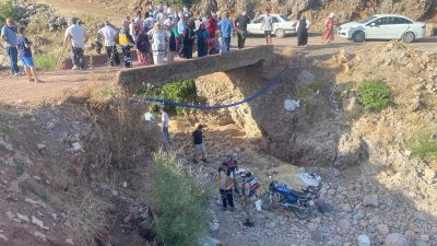 Gaziantep’in İslahiye ilçesinde yaşanan acı olayda, köprüden düşen motosikletin sürücüsü