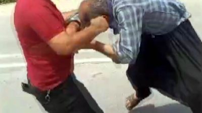 Andırın ilçesinde jandarma ekipleri tarafından durdurulan biçerdöverin yediemin otoparkına çekilmesi