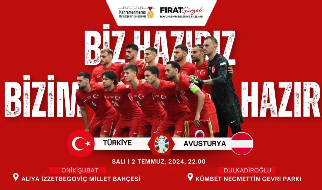 Büyükşehir Belediyesi, A Milli Futbol Takımımızın Euro 2024 son 16