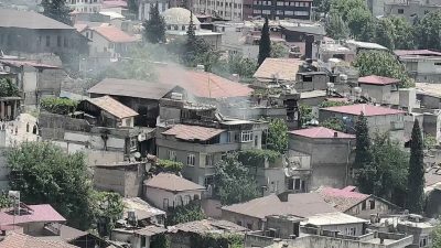 Kahramanmaraş’ta bir müstakil evde çıkan yangın maddi hasara neden oldu.