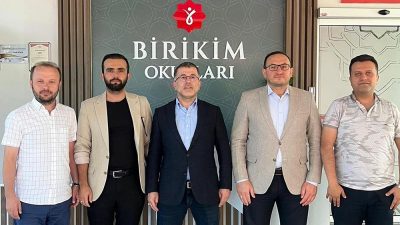 Birikim Okulları Genel Müdürü Salih Eren ve Genel Müdür Yardımcısı