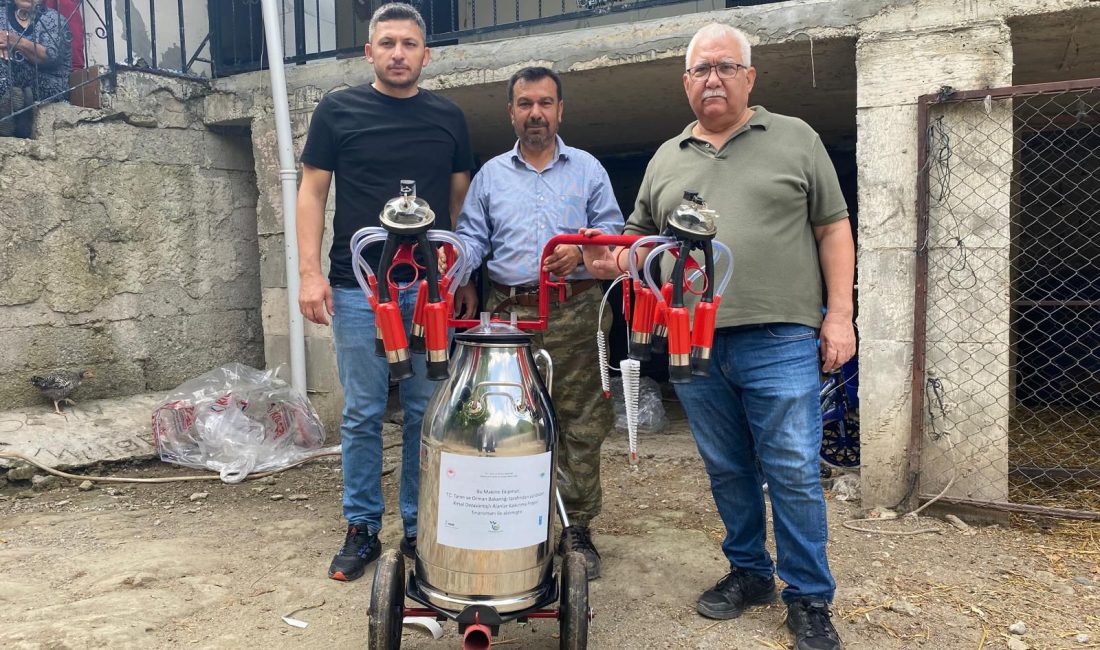 Osmaniye’nin Bahçe ilçesinde 23 çiftçiye yüzde 70 hibeli pülverizatör (ilaçlama)