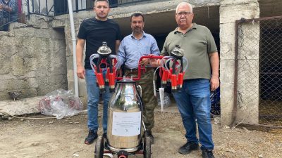 Osmaniye’nin Bahçe ilçesinde 23 çiftçiye yüzde 70 hibeli pülverizatör (ilaçlama)