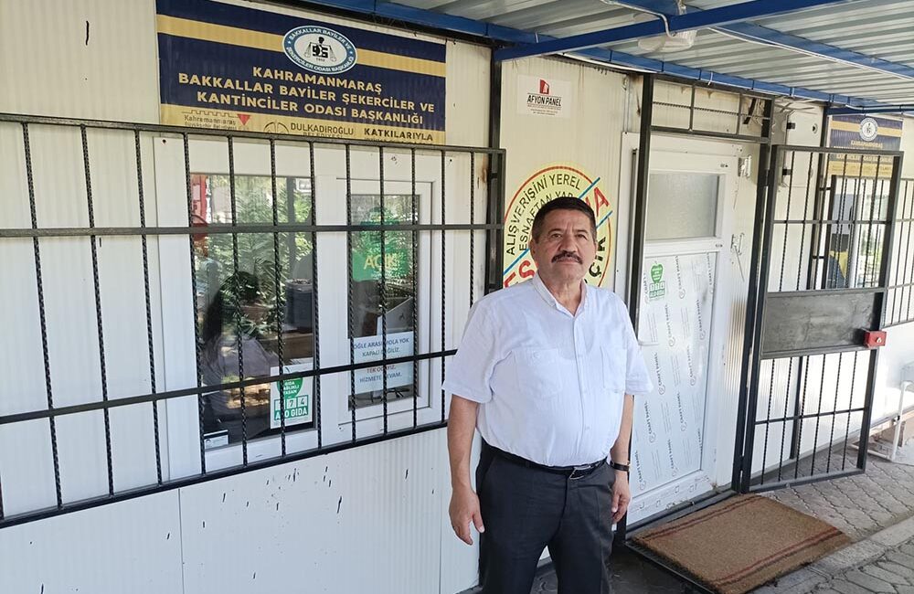 Kahramanmaraş Bakkallar, Bayiler ve Şekerciler Odası Başkanı Şeref Özsoy, şehrin