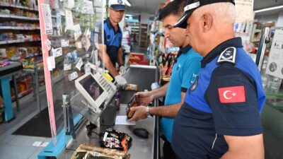 Kadirli’de belediye zabıta müdürlüğü ekipleri tarafından kasap, fırın ve marketlerde