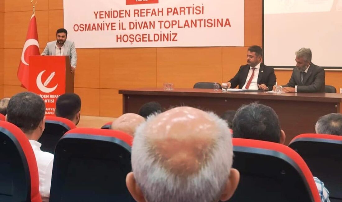 Yeniden Refah Partisi Osmaniye İl Divan Toplantısı, 29 Temmuz tarihinde