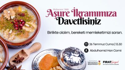 Büyükşehir Belediyesi, Muharrem ayı dolayısıyla 26 Temmuz Cuma günü Abdülhamit
