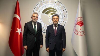 Başkentte Tarım ve Orman Bakanı İbrahim Yumaklı ile bir araya