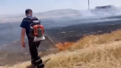 Kahramanmaraş İtfaiye Daire Başkanlığı, yangınla mücadelede yeni teknolojilere başvuruyor.