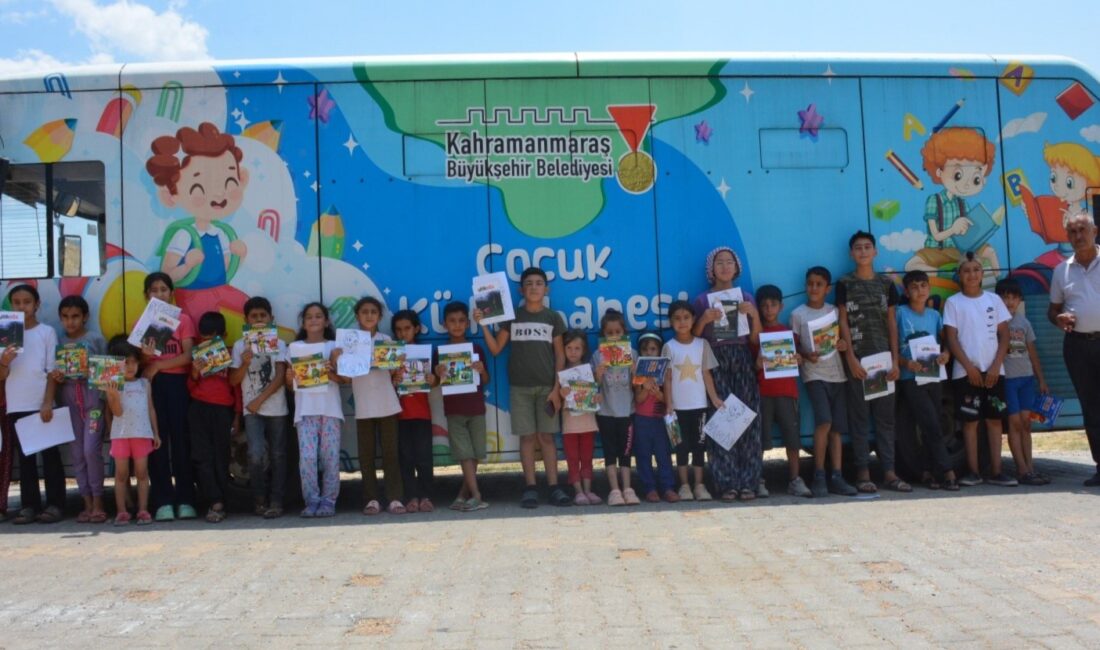 Büyükşehir Belediyesinin Mobil Çocuk Kütüphanesi; Onikişubat’ta Yedikuyular bölgesi ve Ilıca