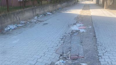 Osmaniye Cumhuriyet Mahallesi’nde bulunan 1552 ve 1553 sokakların yollarındaki bozukluk