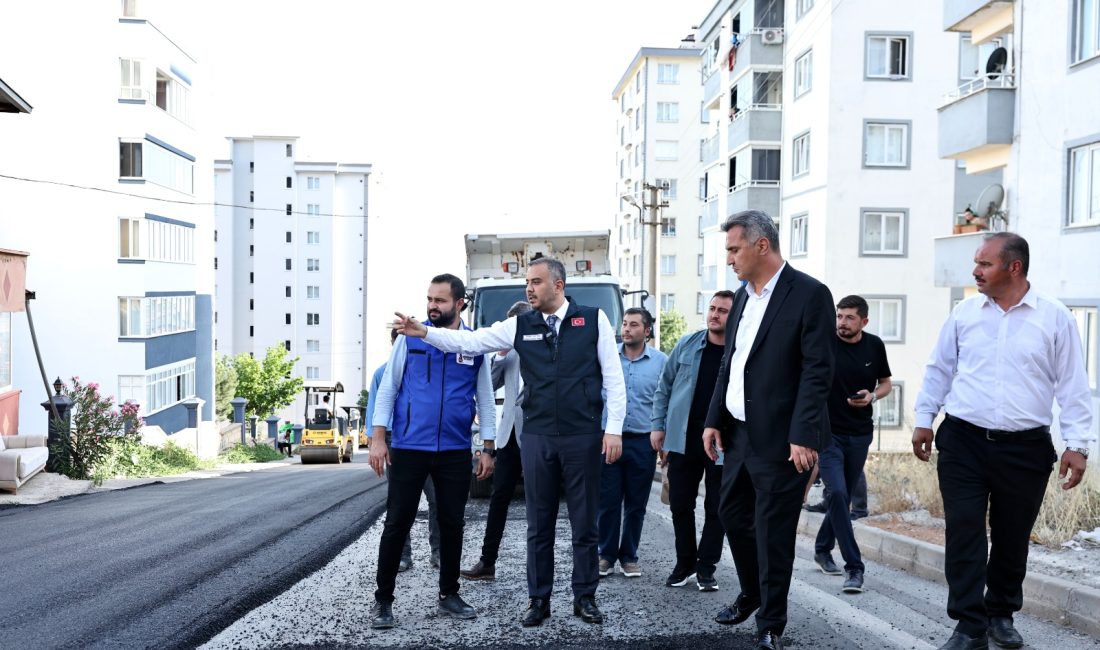 Onikişubat Belediye Başkanı Hanifi Toptaş, Fen İşleri Müdürlüğü’nün Hürriyet ve