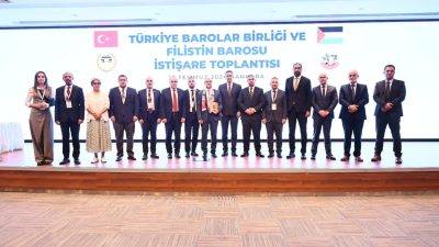 Kahramanmaraş Baro Başkanı, Türkiye Barolar Birliği ile Filistin Barolar Birliği