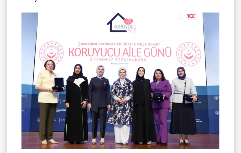 Cumhurbaşkanı Recep Tayyip Erdoğan'ın eşi Emine Erdoğan, 30 Haziran Koruyucu