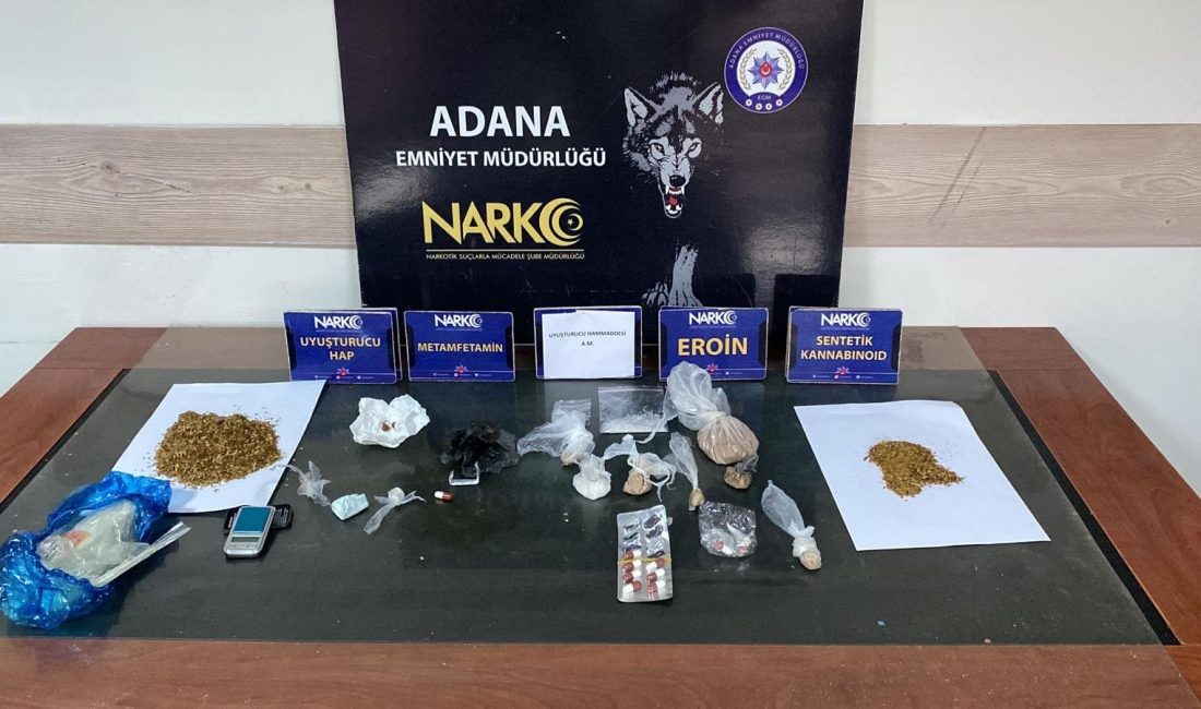 Adana’da polisin torbacılara yönelik operasyonunda 66 şüpheliden 44’ü tutuklandı, 22’si