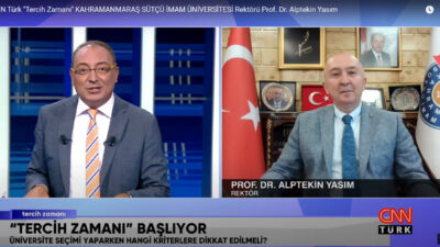 Kahramanmaraş Sütçü İmam Üniversitesi (KSÜ) Rektörü Prof. Dr. Alptekin Yasım,