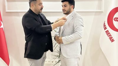 Yeniden Refah Partisi Düziçi İlçe başkanlığına, iş insanlarından Erhan Demir’in