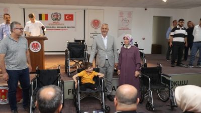 200 Engelli vatandaşın Mutluluğuna ortak olan Andırın Belediye Başkanı Ahmet