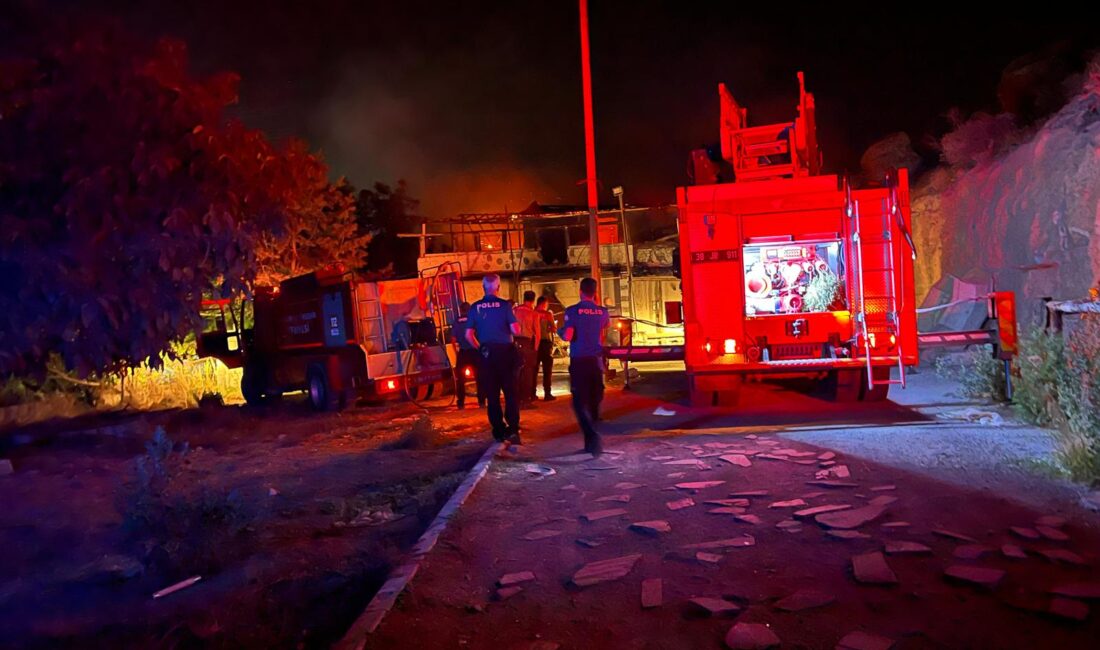Kayseri’de Müstakil Evde Çıkan Yangın Kısa Sürede Söndürüldü Kayseri’de bulunan