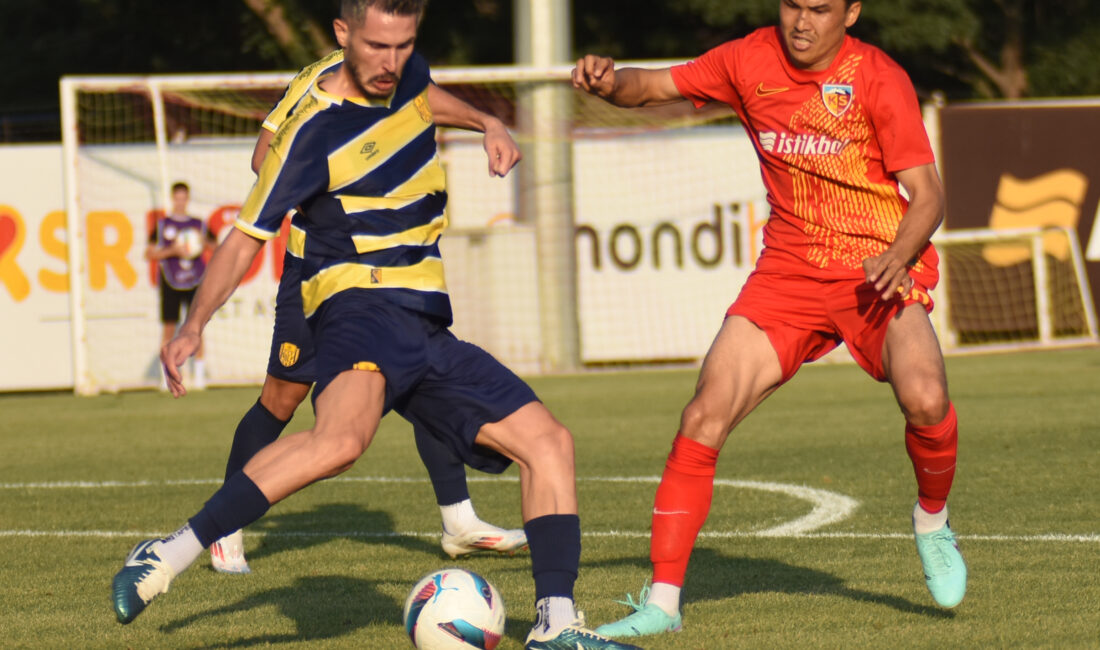 Kayserispor, MKE Ankaragücü ile yapılan hazırlık maçında 3-1 mağlup oldu.