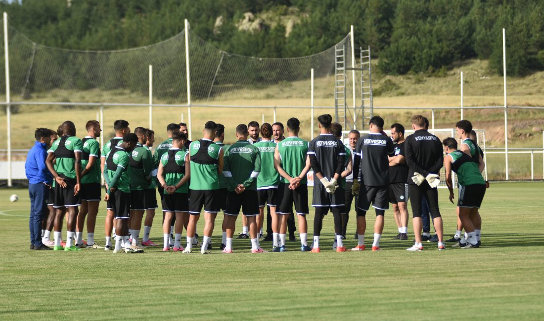 Konyaspor ve Samsunspor, yeni sezon hazırlıkları için Erciyes Yüksek İrtifa