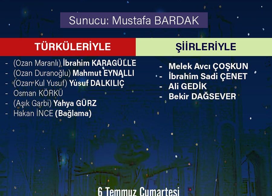Osmaniye Ozanlar, Şairler ve Yazarlar Derneği (OŞYAD), Masal Park’ta türkü