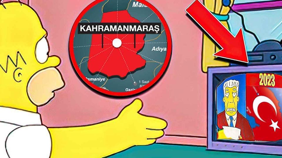 6 Şubat tarihli Kahramanmaraş depremi ardından Simpsonlar kehanetleri gündeme geldi.