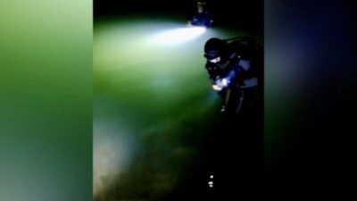 Kahramanmaraş’ın Andırın ilçesinde serinlemek için baraj gölüne giren vatandaştan haber