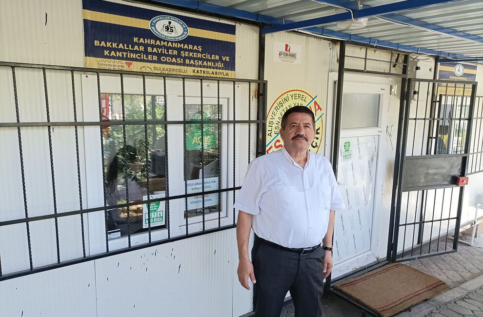 Kahramanmaraş Bakkallar Bayiler ve Şekerciler Odası Başkanı Şeref Özsoy, 6